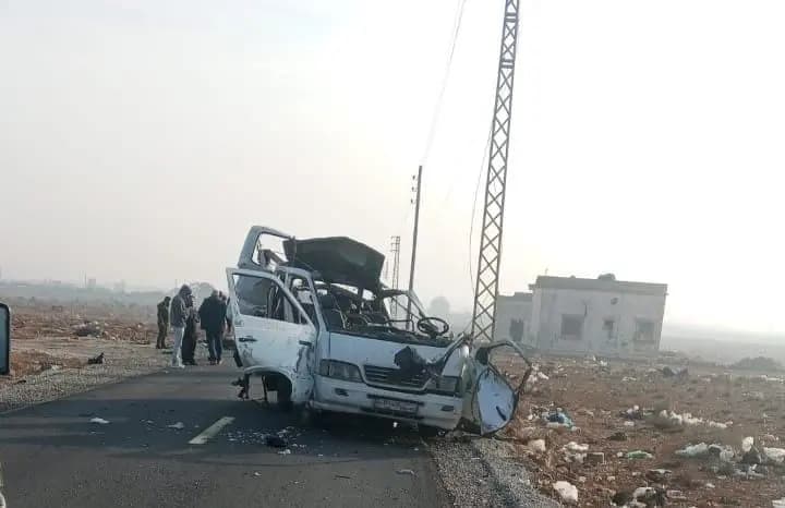 بالصورة.. استهداف مركبة في الهرمل صباحًا