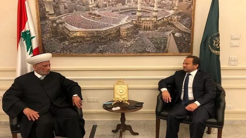 ممثل بهاء الحريري صافي كالو زار المفتي دريان
