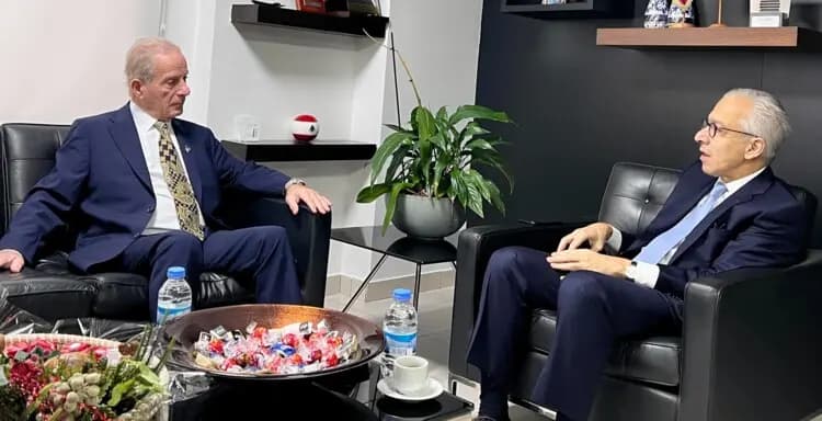 البساط يطلع السفير الأميركي على مشروع قانون استرداد الودائع