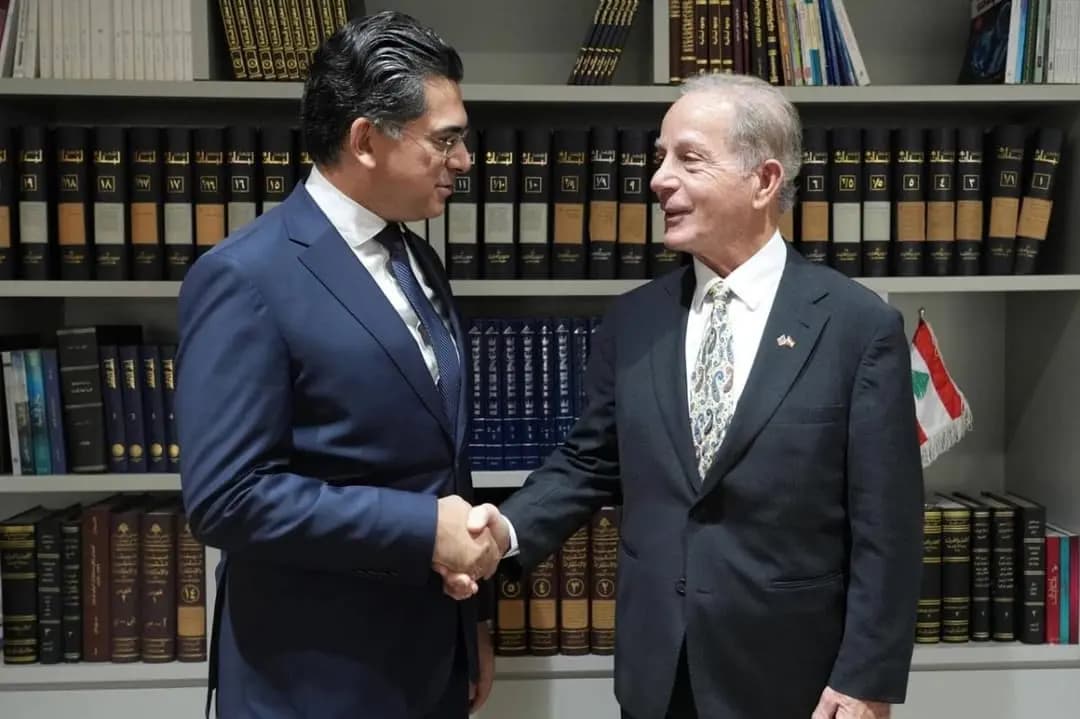 مرقص يستقبل السفير الأميركي.. وهذا ما جرى بحثه