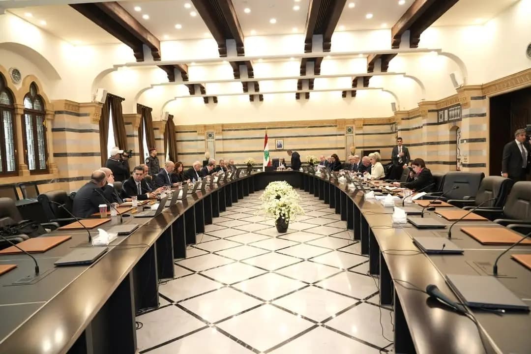 جلسة مجلس الوزراء في السرايا برئاسة الرئيس سلام