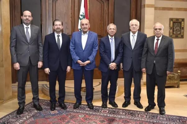 "متمسكون بخيار الدولة ومؤسساتها".. بري يستقبل تكتل "التوافق الوطني"