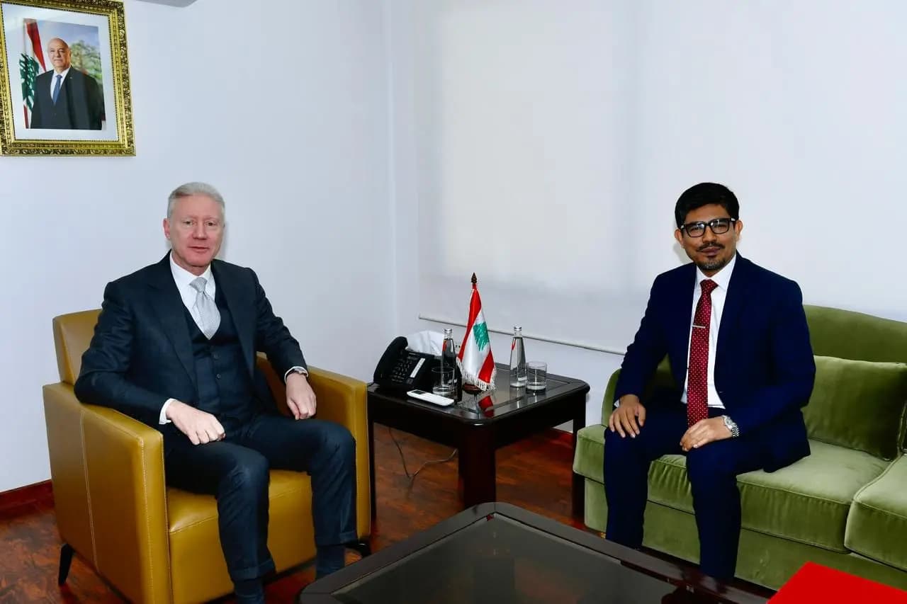 رجي يستقبل سفير الهند