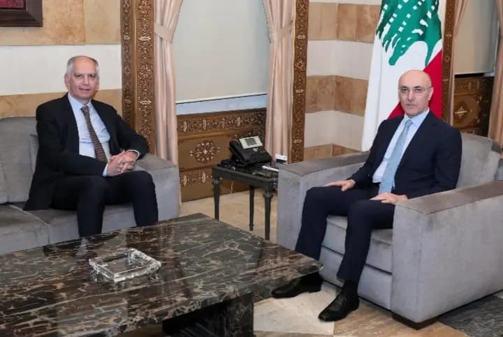 الحجار يبحث مع السفير الفرنسي دعم الجيش والقوى الأمنية
