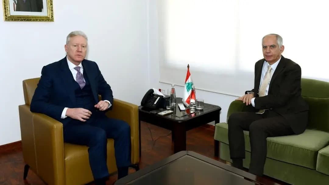 الأوضاع في الجنوب والتحضيرات لمؤتمر دعم الجيش بين رجي والسفير الفرنسي