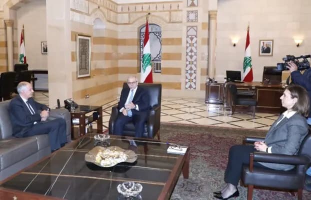 سلام يستقبل ماغرو.. وهذا ما بُحِث