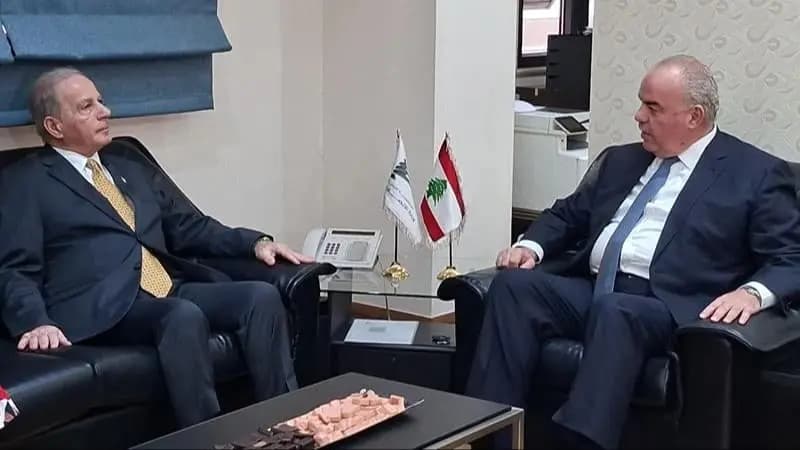 الحاج يستقبل السفير عيسى.. ودعوة للشركات الأميركية