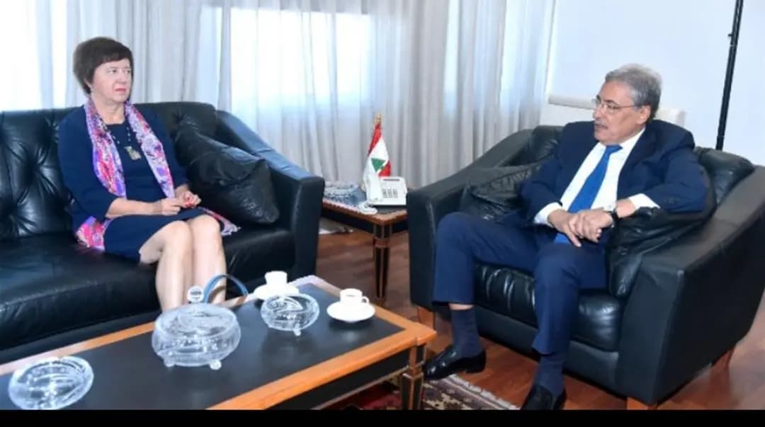 لقاءٌ ثنائيٌّ بين وزير العدل وفرونتسكا يبحث سُبل التعاون