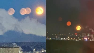 ليلة بـ4 أقمار… سماء روسيا تخطف الأنظار!