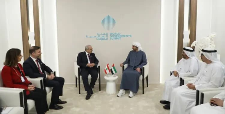 "لضرورة حشد الدعم الدولي".. سلام يلتقي وزير الخارجية الإماراتي