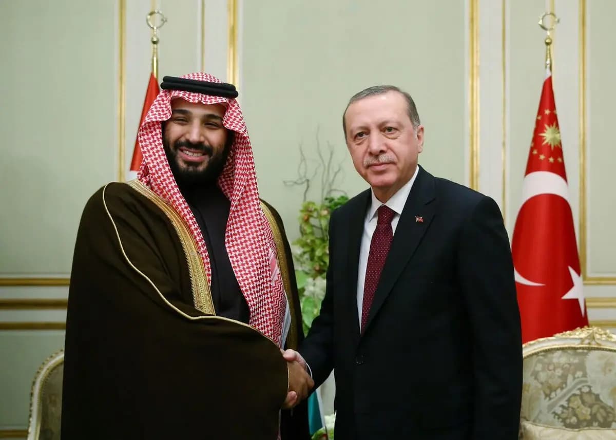 أردوغان يلتقي ولي العهد السعودي في الرياض