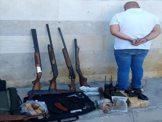 ضبط أسلحة وذخائر في بعبدات