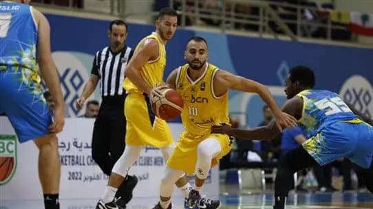 فوز الرياضي اللبناني على الميناء اليمني بنتيجة 103-54 ضمن الدور الأول من بطولة الأندية العربية بكرة السلة