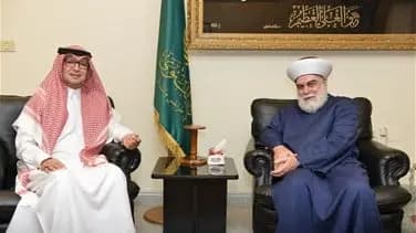 البخاري يزور مفتي طرابلس