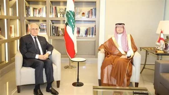 البخاري يزور ميشال سليمان