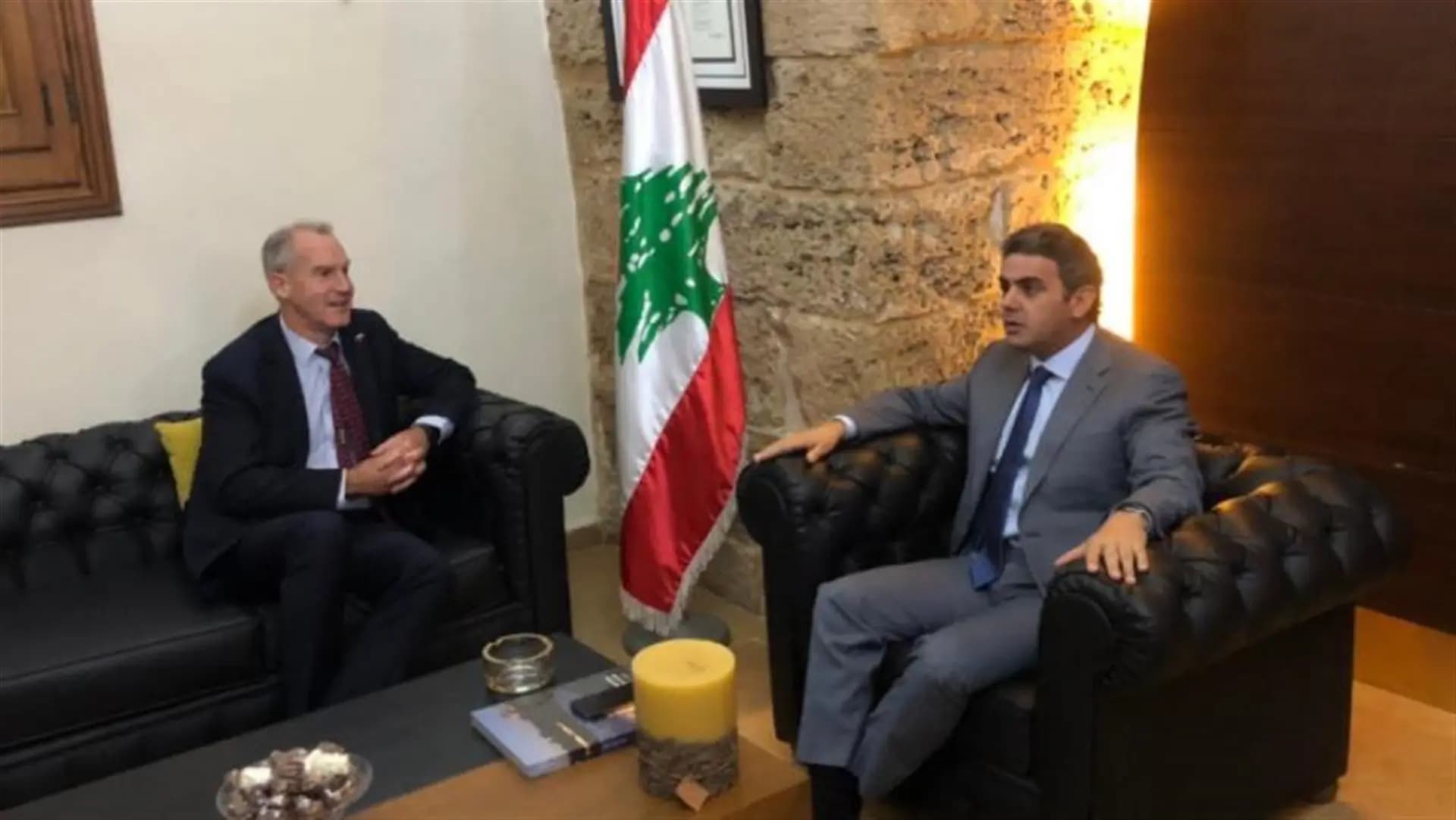 الحواط يبحث مع السفير الأسترالي في التعاون بين البلدين