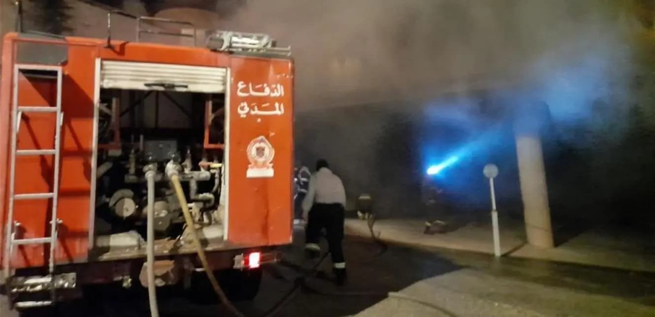 حريقٌ يضرب مولداً كهربائياً لمستشفى حكومي!