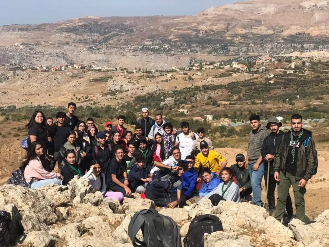 نشاط "hiking” مشترك بين عشيرة فخر الدين و فرقة كشافة الجراح