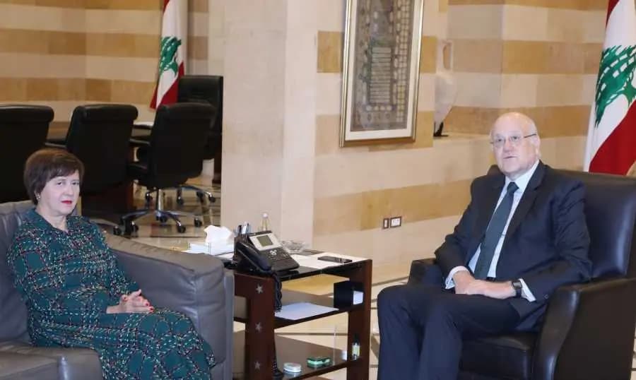 الترسيم بين ميقاتي وفرونتسكا