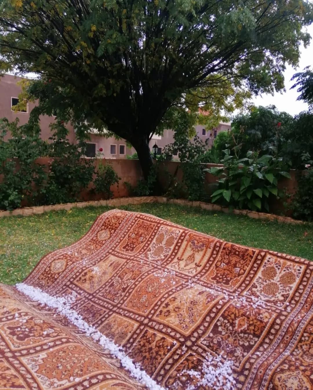 أمطار غزيرة وحبات برد في بعلبك