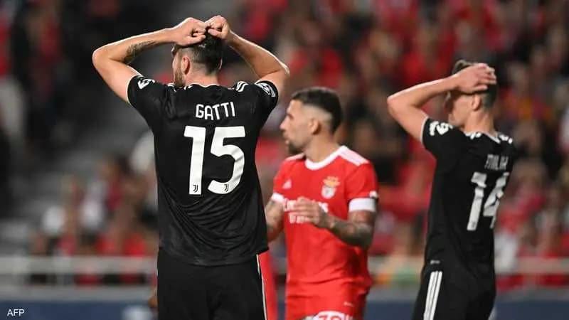 يوفنتوس يودع دوري أبطال أوروبا من دور المجموعات