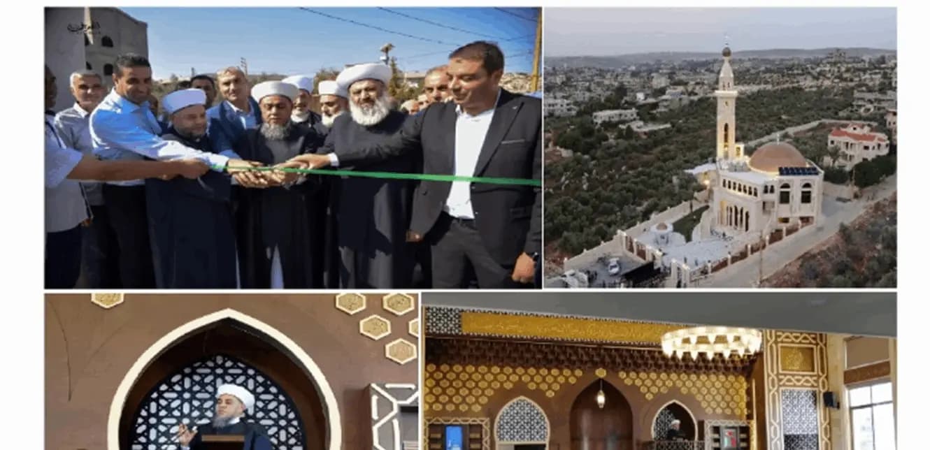 دريان يرعى افتتاح مسجد "النورين"...