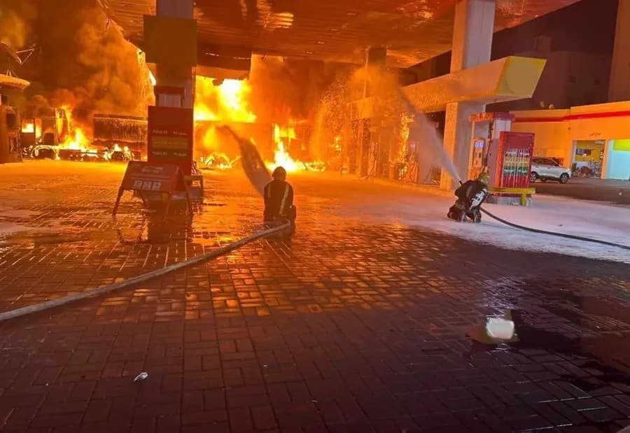 حريق كبير" في المدينة المنورة " إليكم التفاصيل