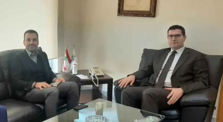 عباس الحاج حسن بحث مع صندوق النقد الدولي الشؤون الزراعيّة