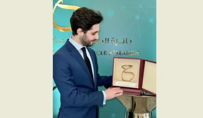 فخر جديد للبنان: لبناني يحصد جائزة الملك حسين لأبحاث السرطان للعام 2022