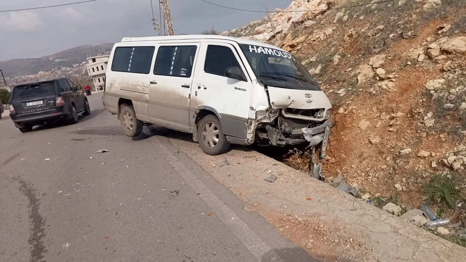 حادث على طريق راشيا
