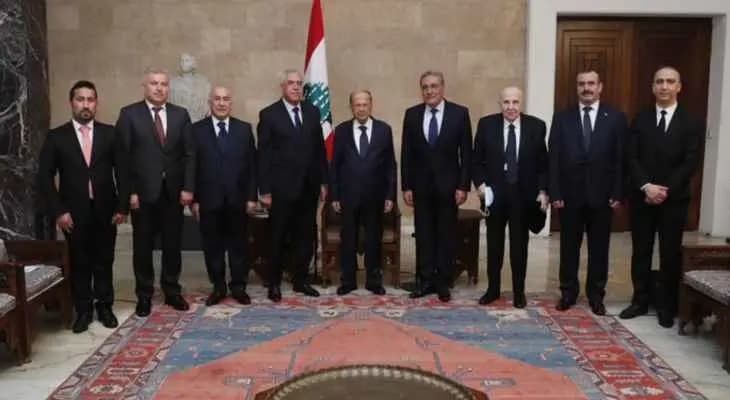 الرئيس عون استقبل وفداً من مجلس وزراء العدل العرب: بيروت تفتح ابوابها للجميع وبخاصة للأشقاء العرب