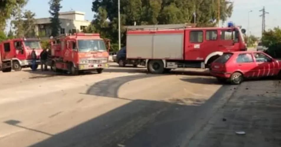 لليوم السابع... إعتصام عناصر إطفاء إتحاد بلديات الفيحاء