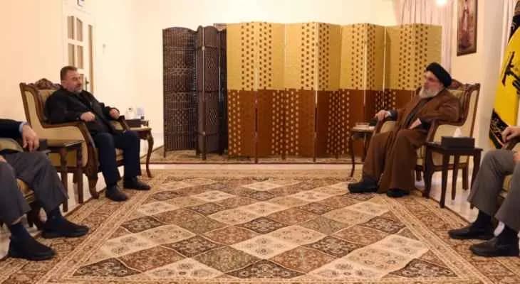 السيد نصرالله استقبل وفدا من قيادة حركة حماس وتداولٌ بتطورات القدس وحي الشيخ الجراح