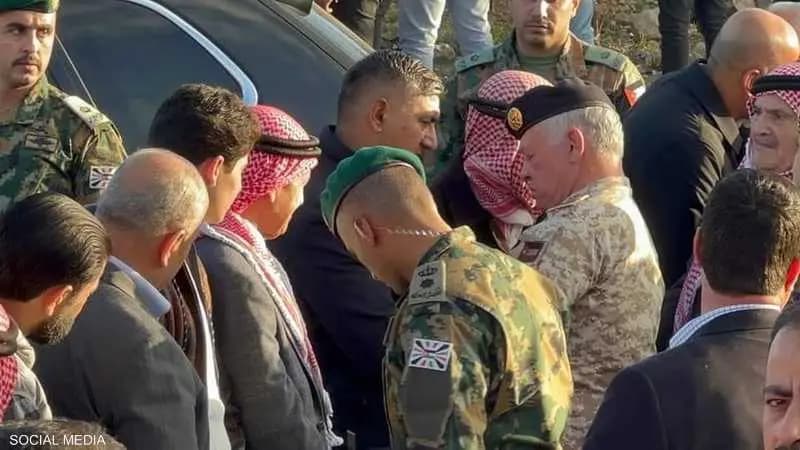 ملكُ الأردن يقدّمُ واجبَ العزاء في أحداث الأردن