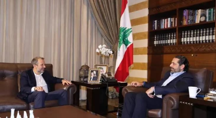 مصادر باسيل للـLBC: الاجتماع مع الحريري تنسيقي والاجواء ممتازة كالعادة