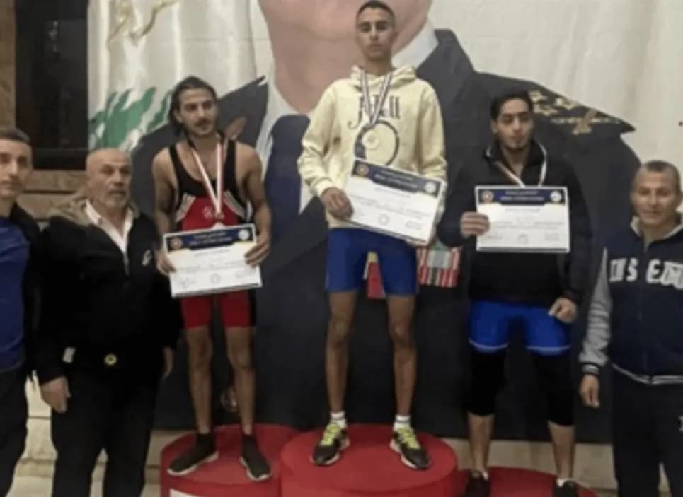 الجيش يحرز المركز الأول في بطولة لبنان للمصارعة الحرة والرومانية - درجة أولى