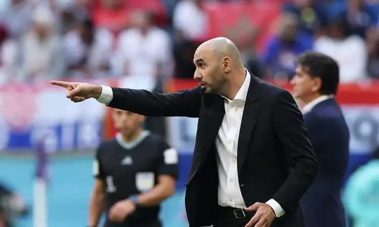 بعد إنجاز المغرب.."الركراكي" ينافس أفضل المدربين في العالم!