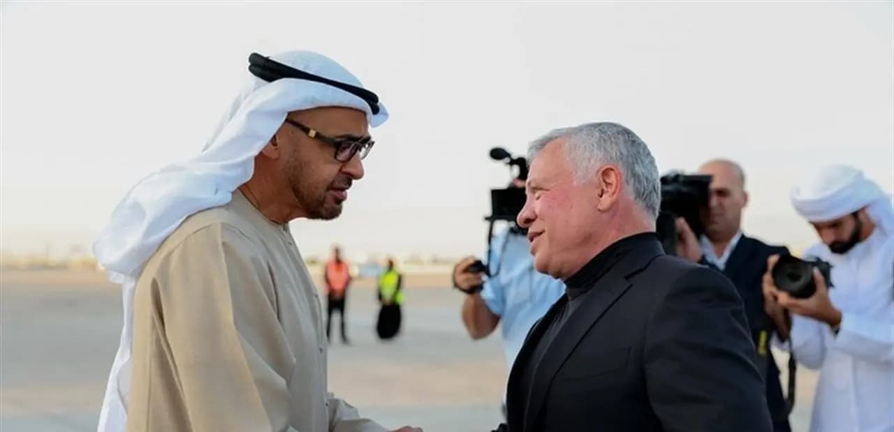 عبدالله الثاني وآل نهيان في أبو ظبي!