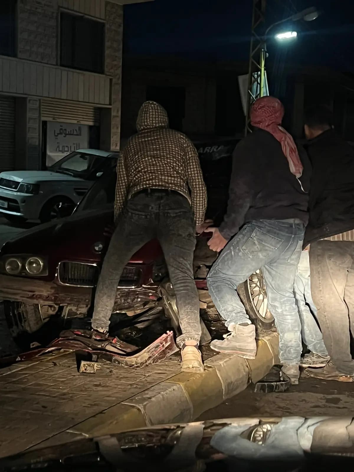 بالصّورة... حادثُ سيرٍ على طريق كامد اللّوز-جب جنين