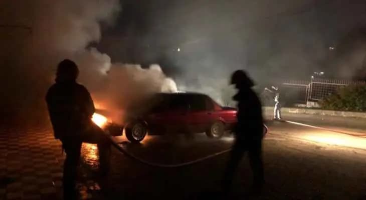 السيارة تحترق!