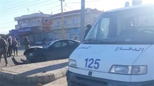 جريح إثر حادث سير