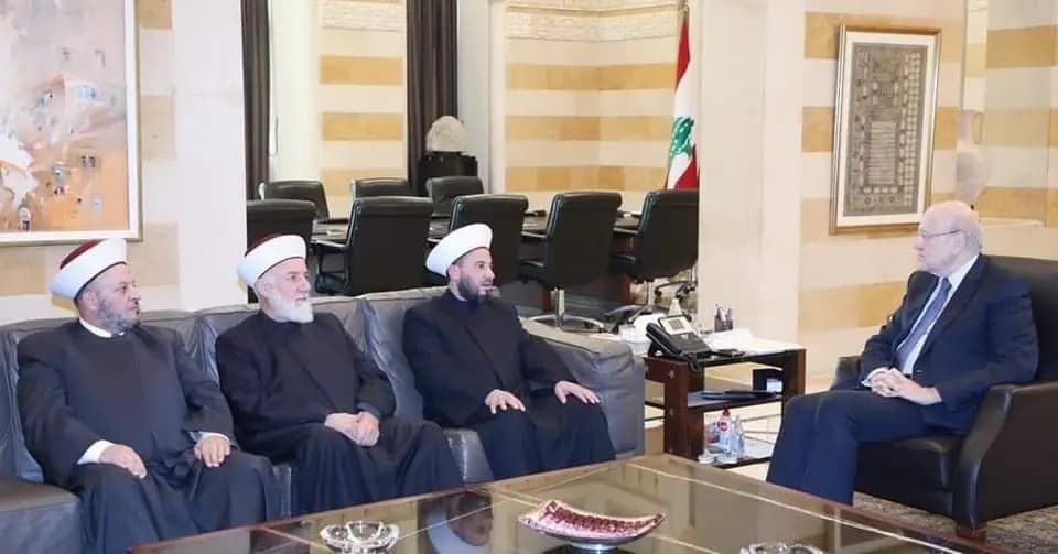مفتي زحلة والبقاع بعد لقاءه ميقاتي: نقفُ إلى جانب الدولة والوطن!