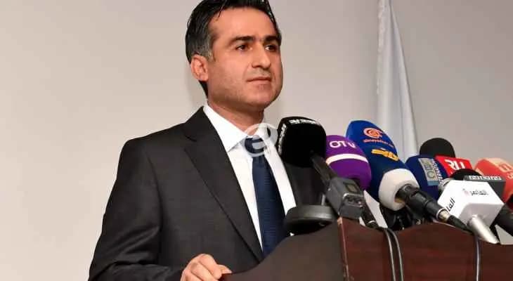 حميه تابع مع رئيس القسم الاقتصادي في السفارة الفرنسية ملفات زيارته الاخيرة لباريس