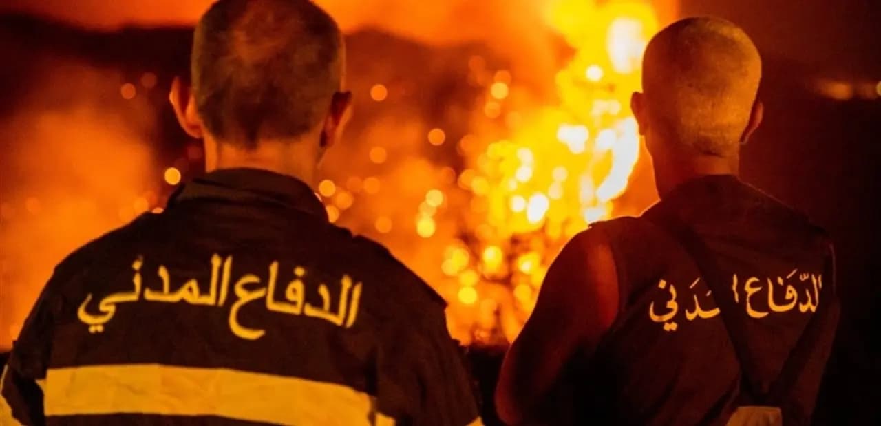المنزل يحترق!