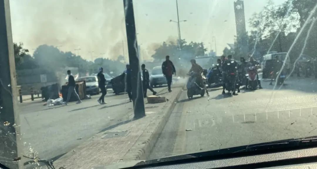 بالصورة - قطع طريق قصقص
