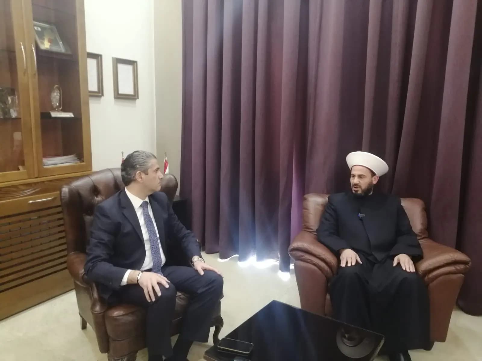 المفتي الغزاوي يزور المحافظ أبو جوده
