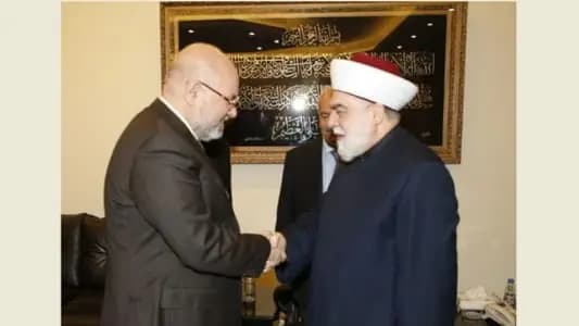 الأبيض يطلع المفتي إمام على مشاريع صحيّة في طرابلس