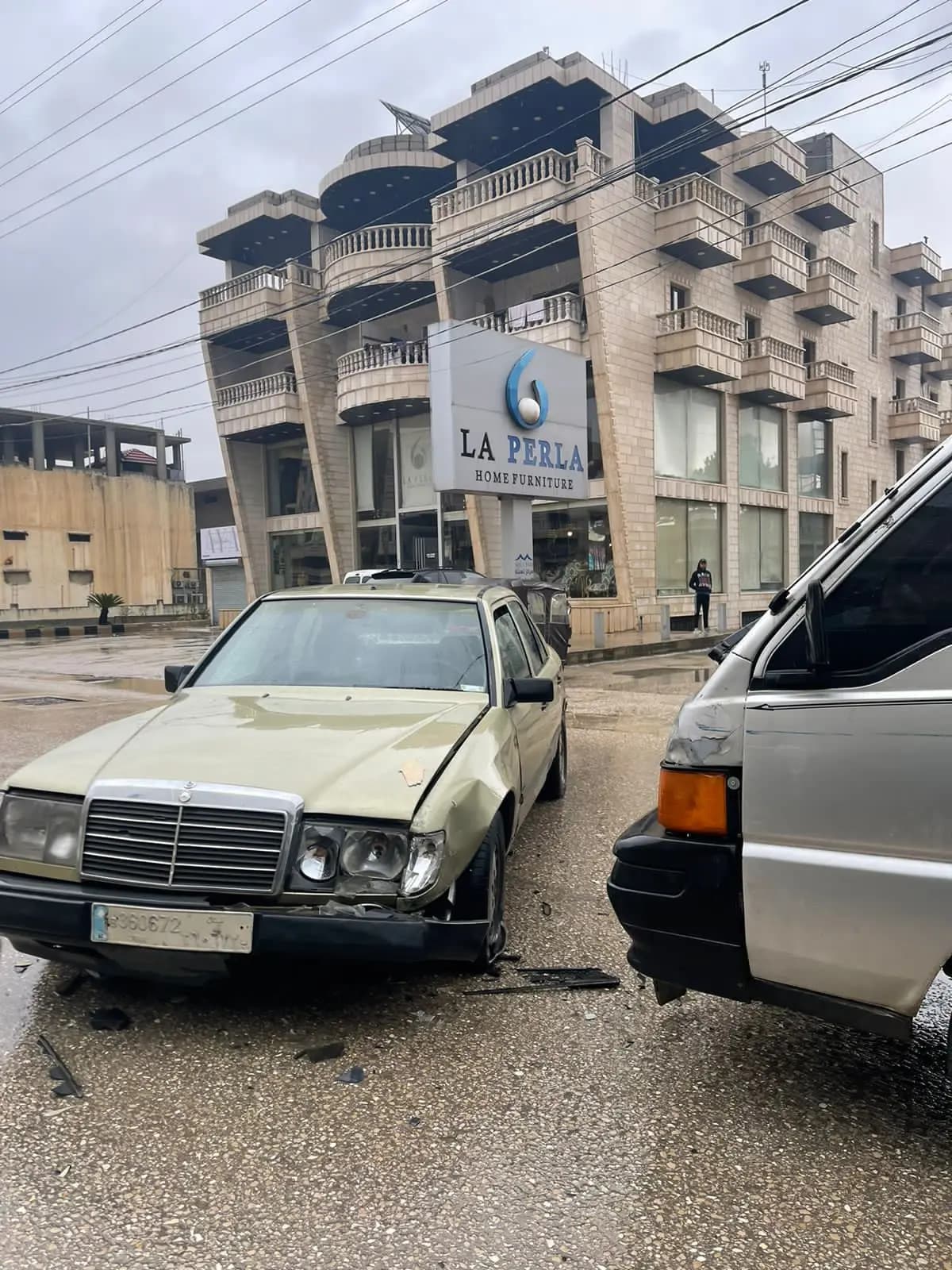 حادث سير على طريق المرج