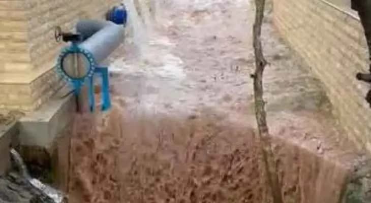 تفجر الينابيع في مجرى نبع الطاسة