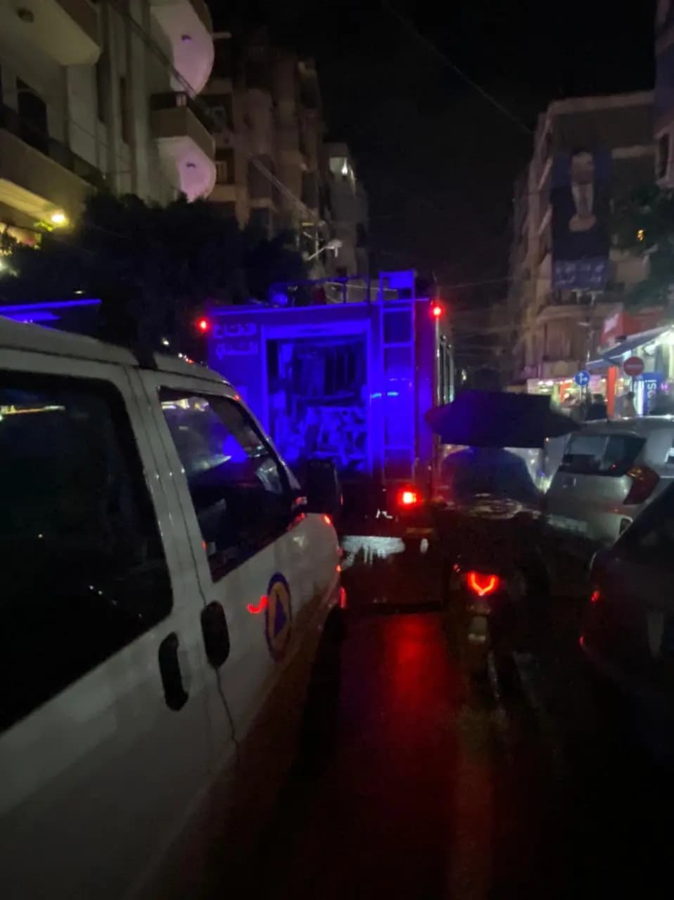 حريق داخل متجر!